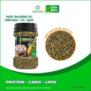 Alternative view of <b>Thức ăn Rồng Úc – Bổ sung Rau Củ Quả  </b><br> Hộp 60g