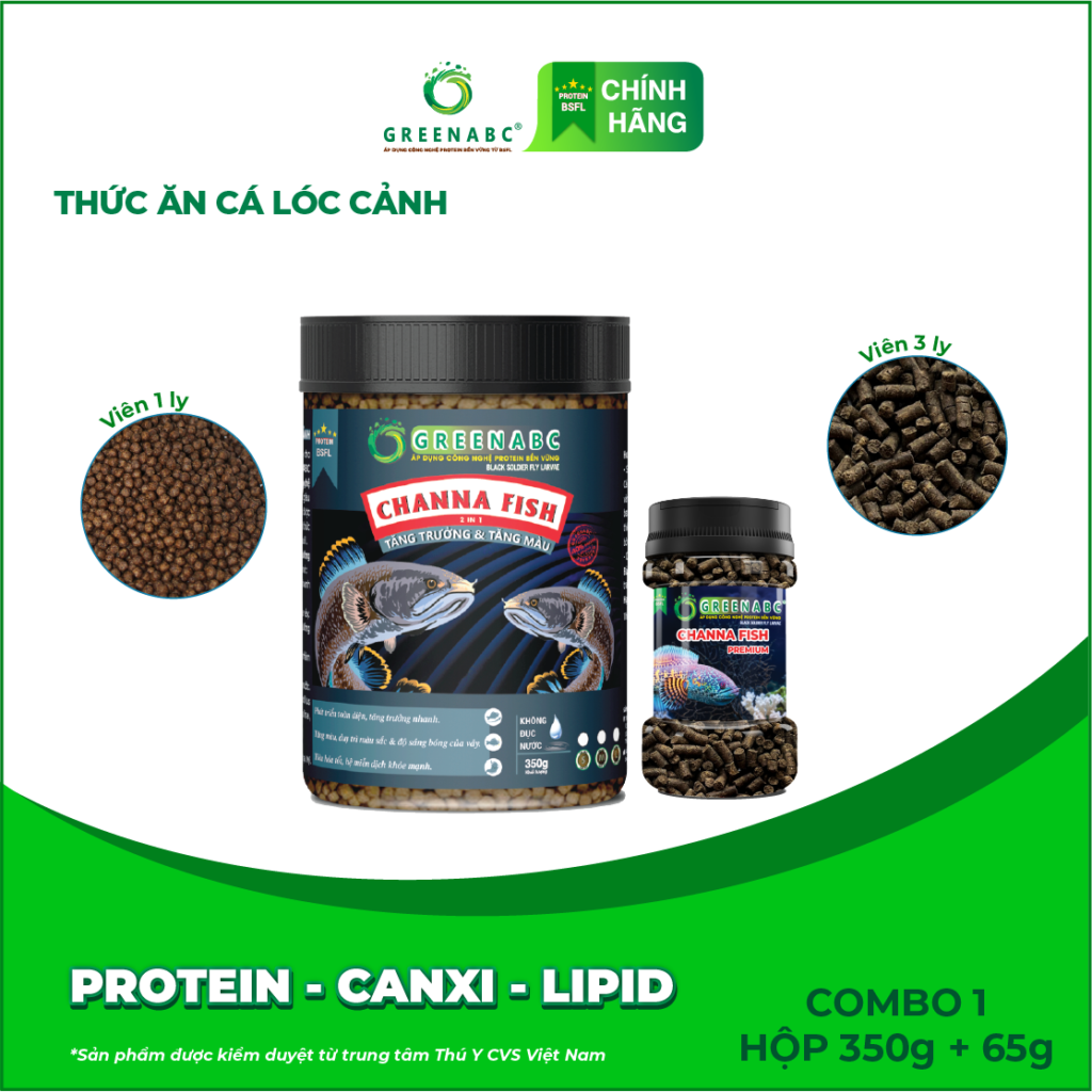 Thức ăn cá lóc cảnh