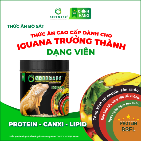 <b>Thức ăn Rồng Nam Mỹ Trưởng Thành từ 1m trở lên </b><br>Dạng Viên - Hộp 360g