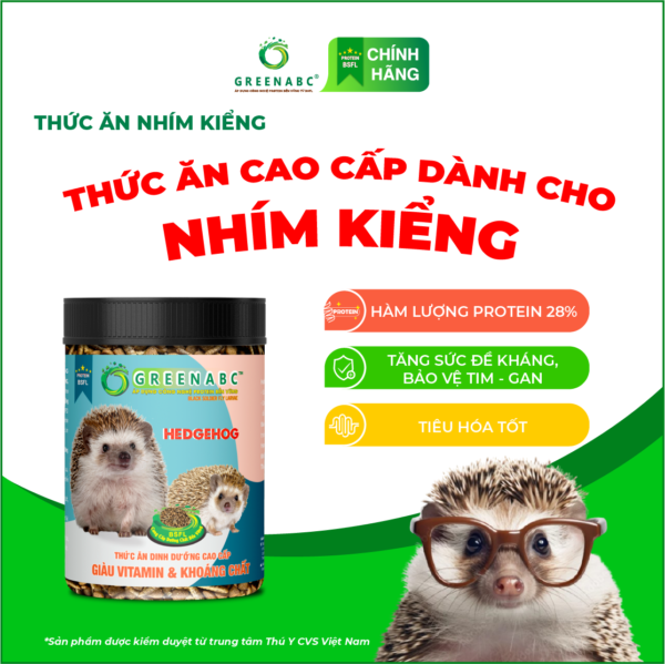 <b>Thức ăn Nhím Kiểng  </b><br>Hộp 280g