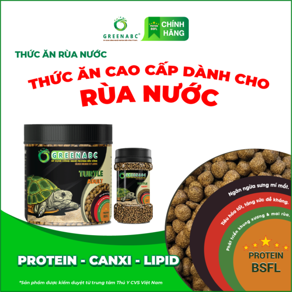 <b>Thức ăn Rùa Nước </b><br>Hộp 50g và 230g